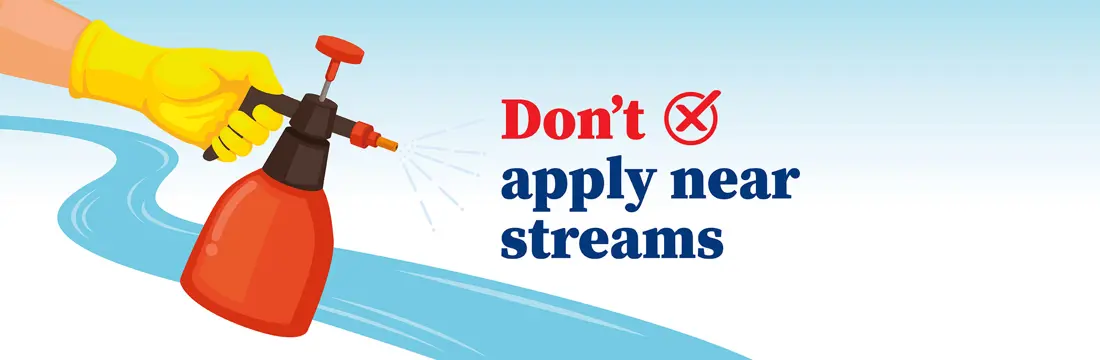 Don't apply near streams